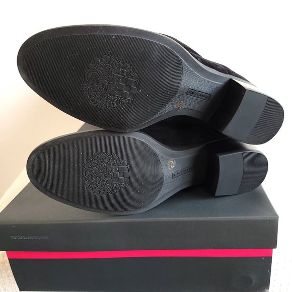 New Vince Camuto Bendra Suede Over the Knee Boots in black - Picture 12 of 13